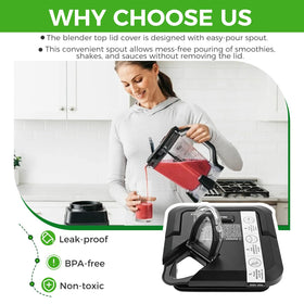 MOOTVGOO BPA-free lid material ensures safe blending