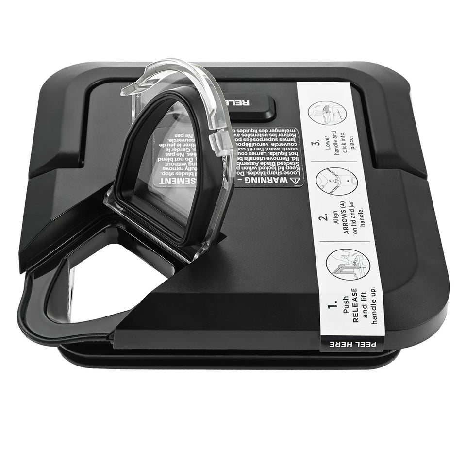 MOOTVGOO Ninja 72 oz lid top secures pitcher for mess-free blending