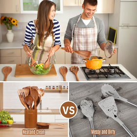 Mooues teak wood is durable and resistant to cracking over time.