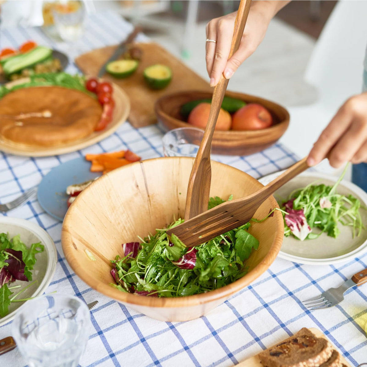 Mooues teak utensils gift-ready ideal for home chefs