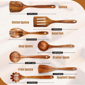 Mooues wooden spoons are easy to clean by hand with warm water