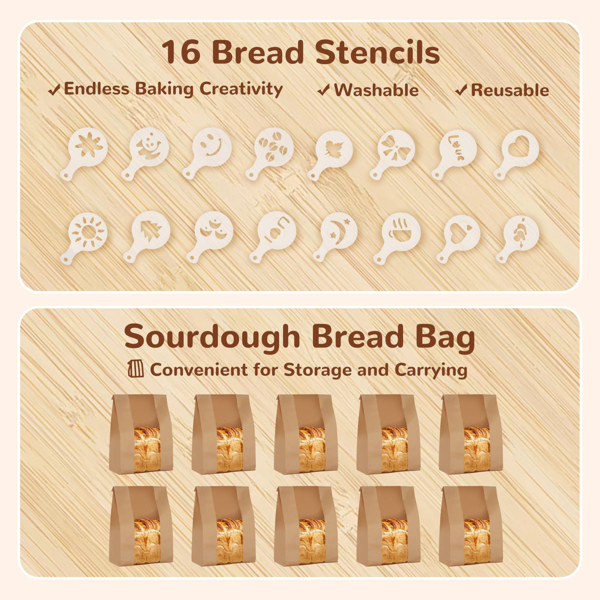Moozetiz reusable bread bags for gifting and storage
