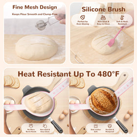 Moozetiz creative bread stencils for decorative loaves
