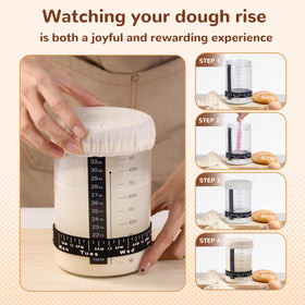 Moozetiz dough whisk for smooth mixing and efficient prep