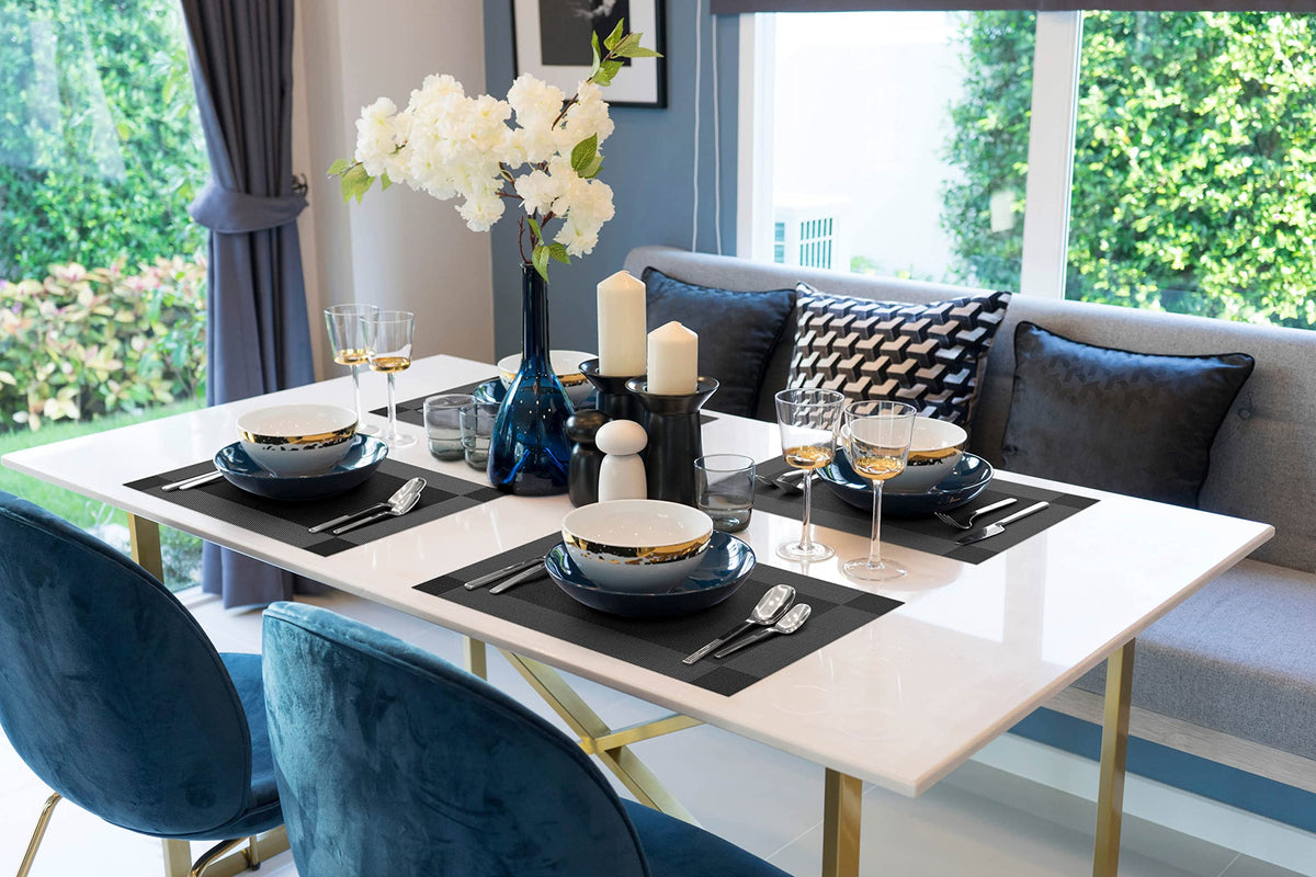 More Decor placemats are easy to wipe clean for quick maintenance.