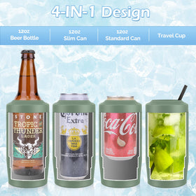 MoreFeel double-wall insulation keeps beverages cooler longer without condensation.