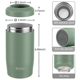 MoreFeel can also function as a 13.4 oz thermal tumbler.