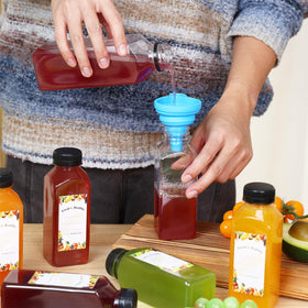 Moretoes 144-bottle value package for batch juicing or gifting.
