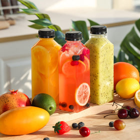 Moretoes 7.4-inch tall 16oz bottle ideal for smoothies and juices.