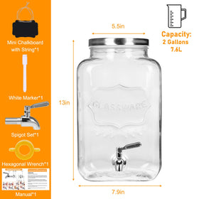 Moretoes glass dispenser lid with rust protection keeps beverages fresh outdoors.