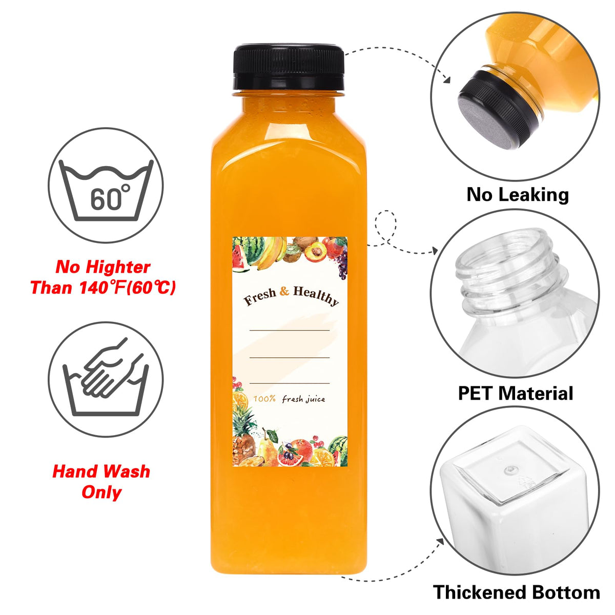 Moretoes bottle labels help organize flavors and dates