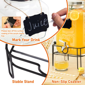 Moretoes Bululuo rust-protected lid keeps beverages fresh.