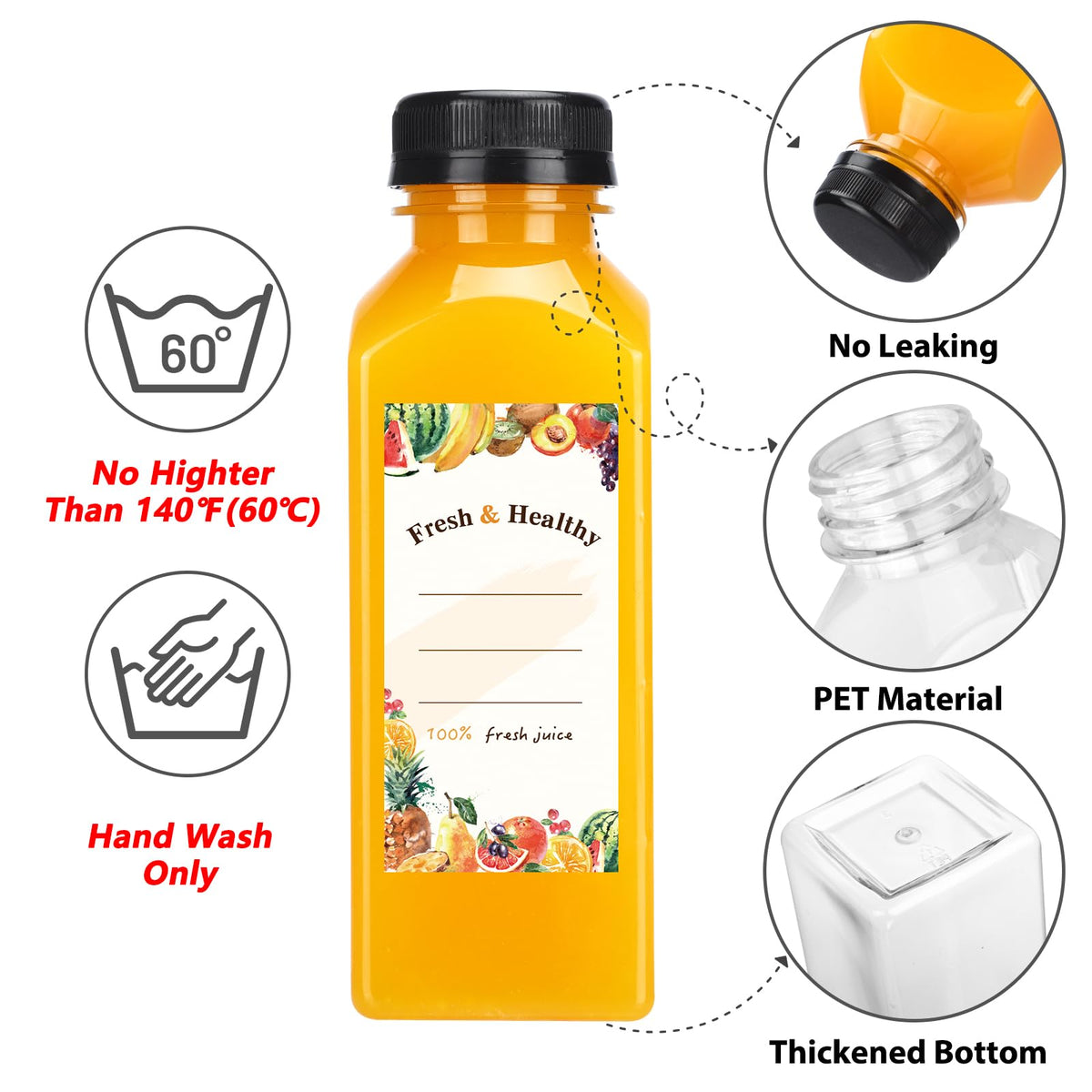 Moretoes cleaning brush and funnel image highlights easy prep and quick bottle refills.