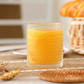 Moretoes clear boho glass set suitable for home bars and tables