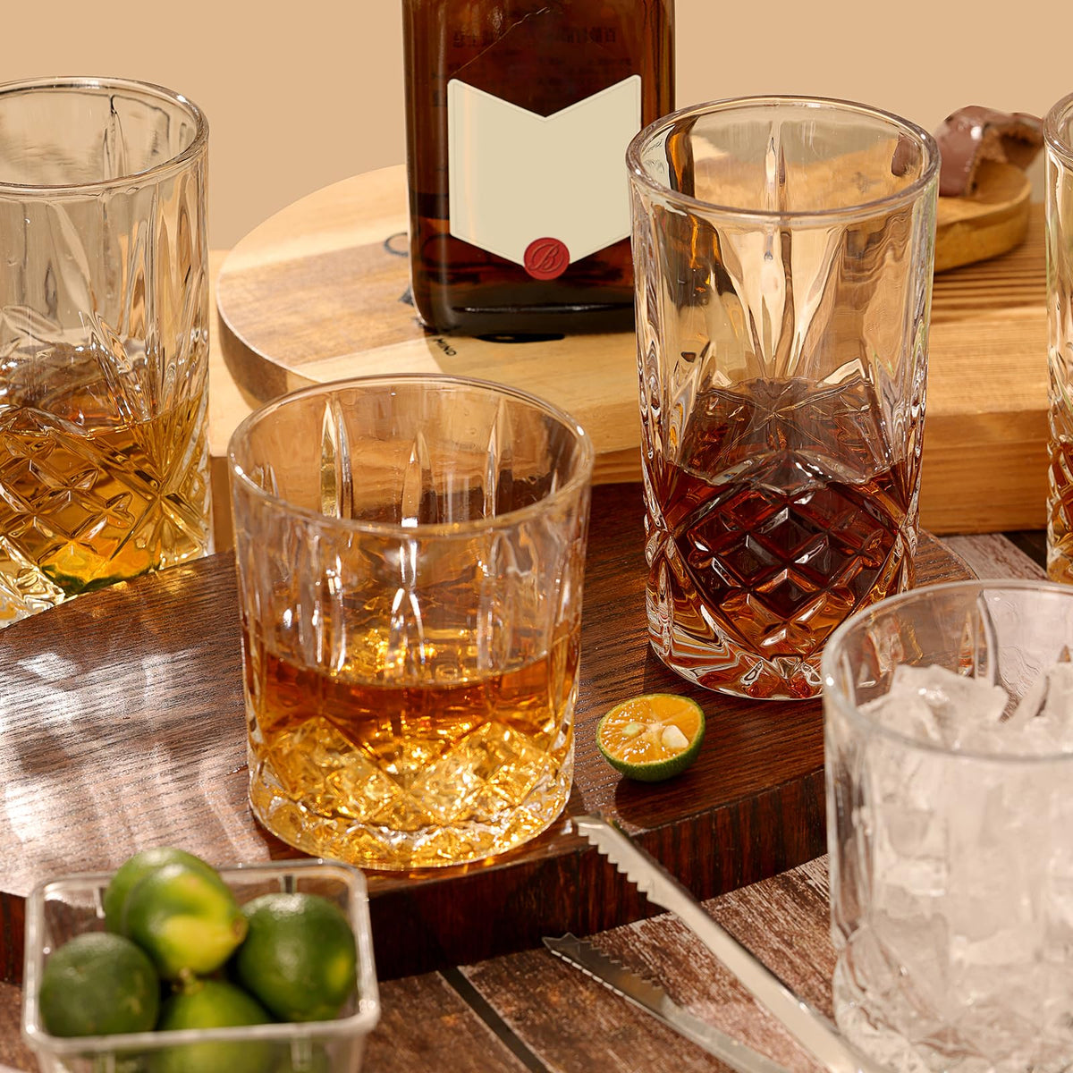 Moretoes crystal gift-ready glass set, perfect for holidays and celebrations.