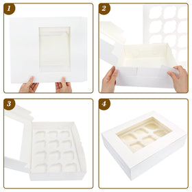 Moretoes sturdy cardboard construction protects pastries during delivery