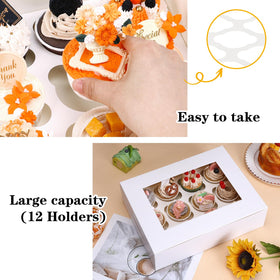 Moretoes clear window view enables quick pastry inspection