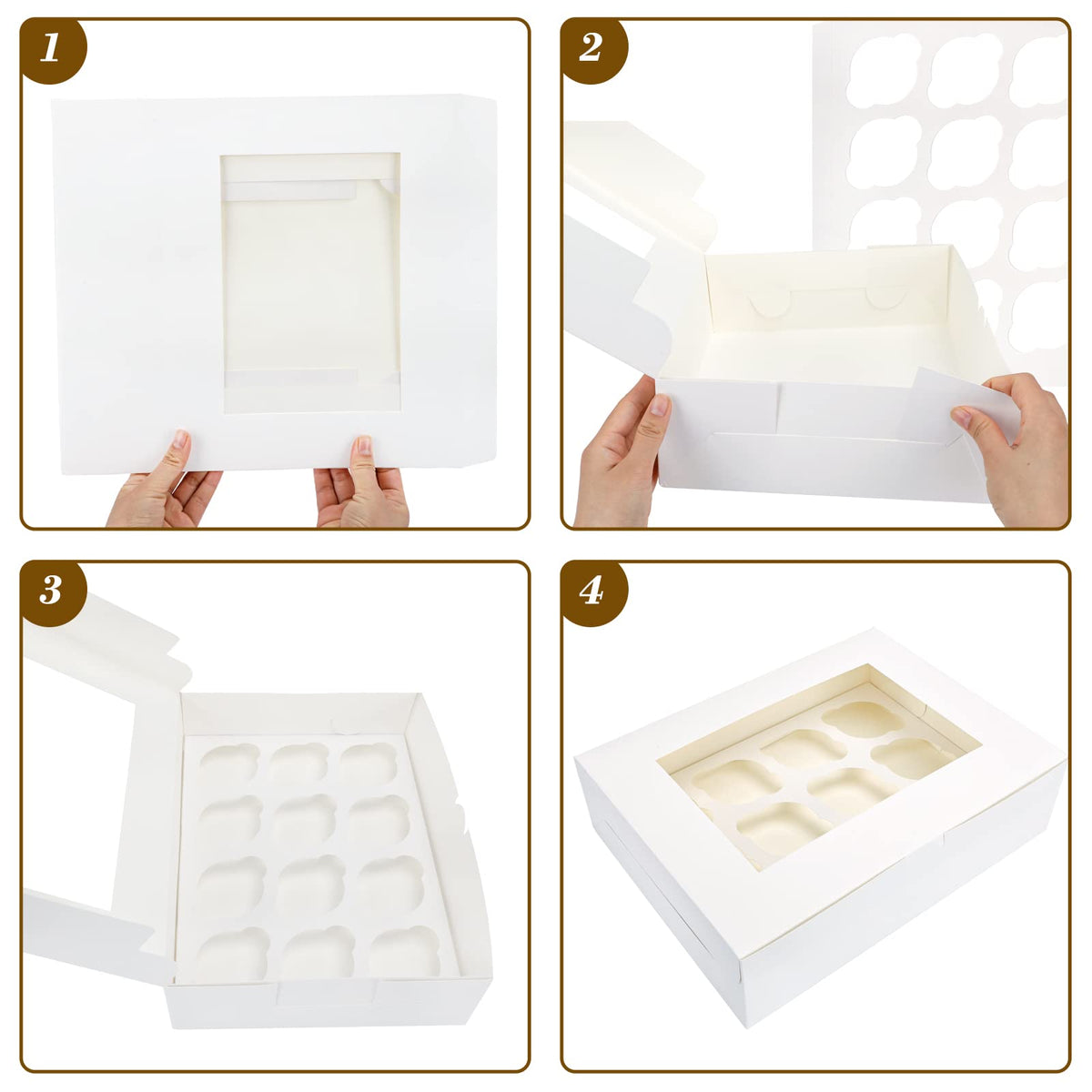Moretoes snowflake inserts for festive presentation