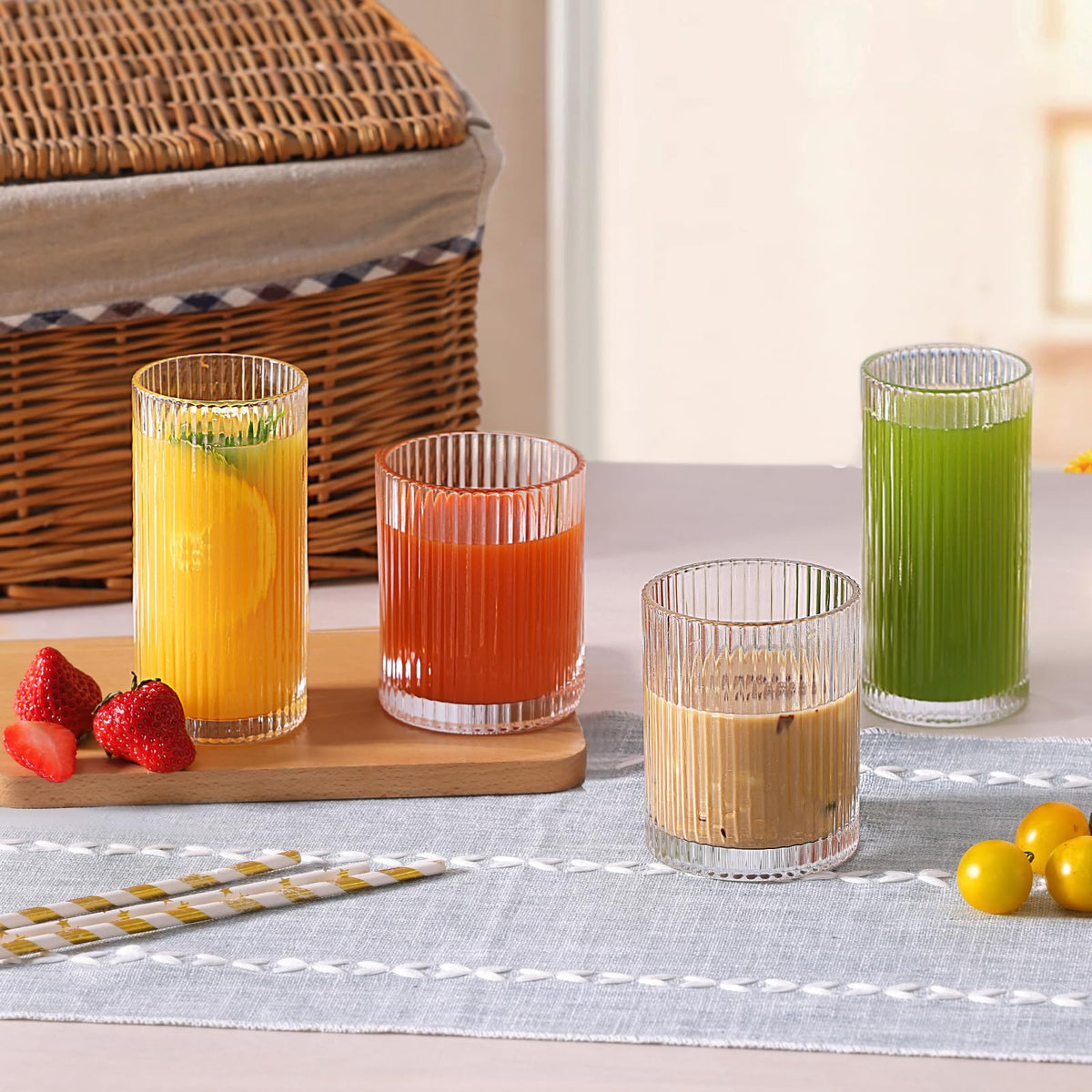 Moretoes dishwasher-safe glassware for easy cleaning