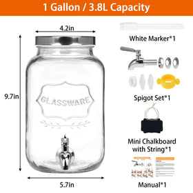 Moretoes drinks dispenser spout closeup highlights rust-resistant construction for outdoor use.