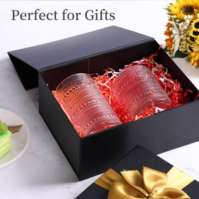 Moretoes hobnail dishwasher safe glass for easy cleaning.