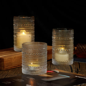 Moretoes hobnail versatile glasses suitable for bars and homes.