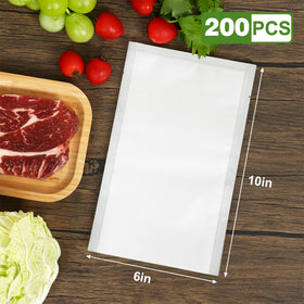 Moretoes pre-cut 6x10 pint bags ready for fast sealing and prep