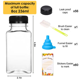 Moretoes transparent bottle for milkshakes highlights clean, leakage-free storage