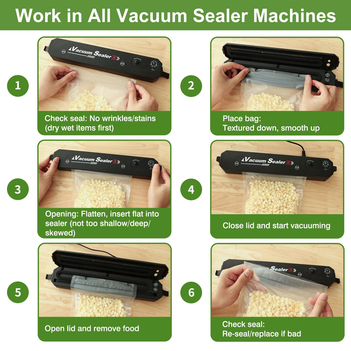 Moretoes universal clamp-sealer compatibility simplifies sealing.