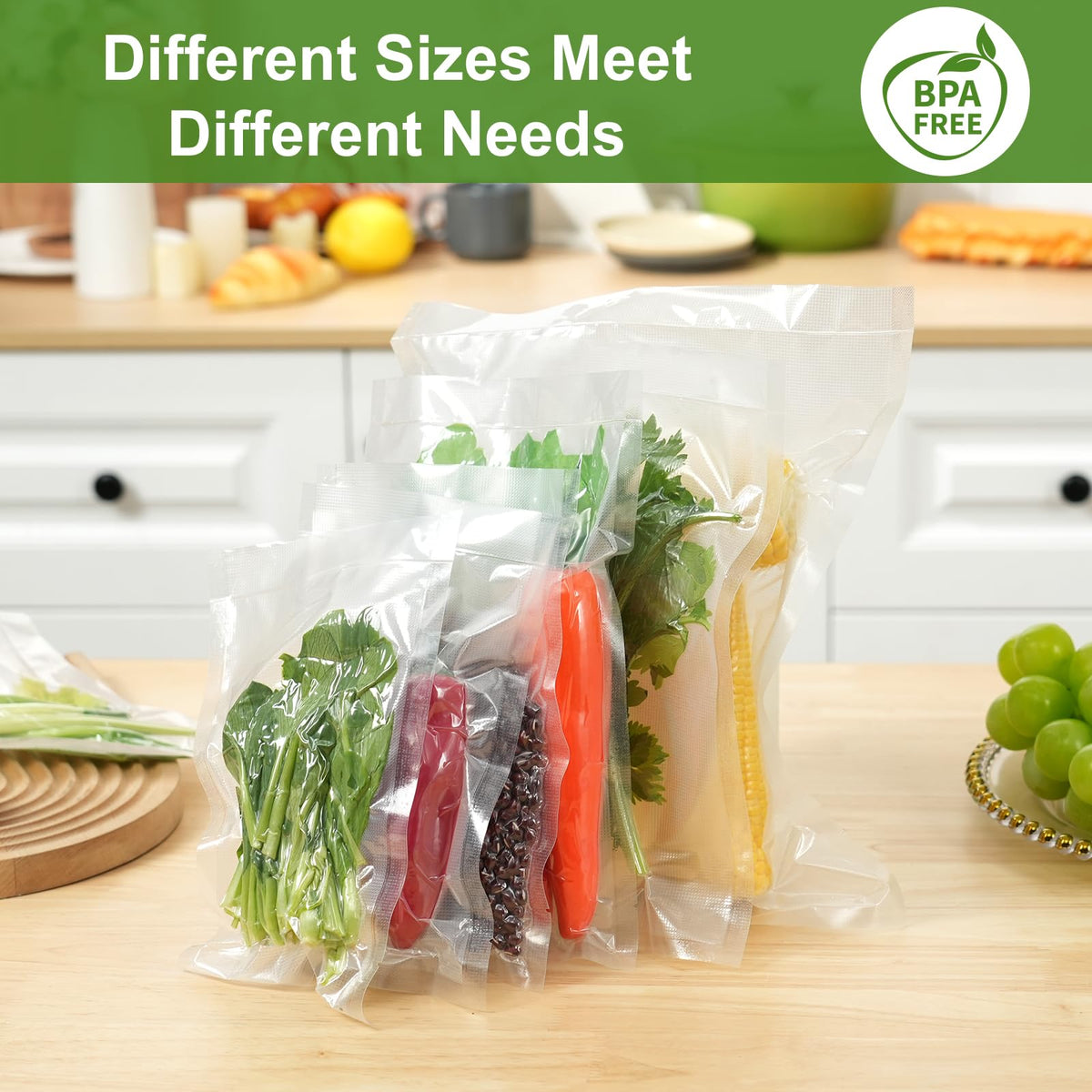 Moretoes vacuum bags clamp-sealer compatible for universal use