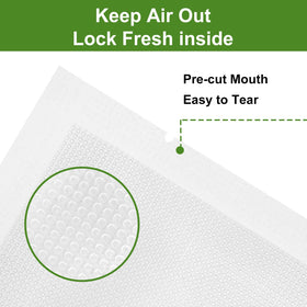 Moretoes vacuum bags embossed texture enhances suction and seal efficiency