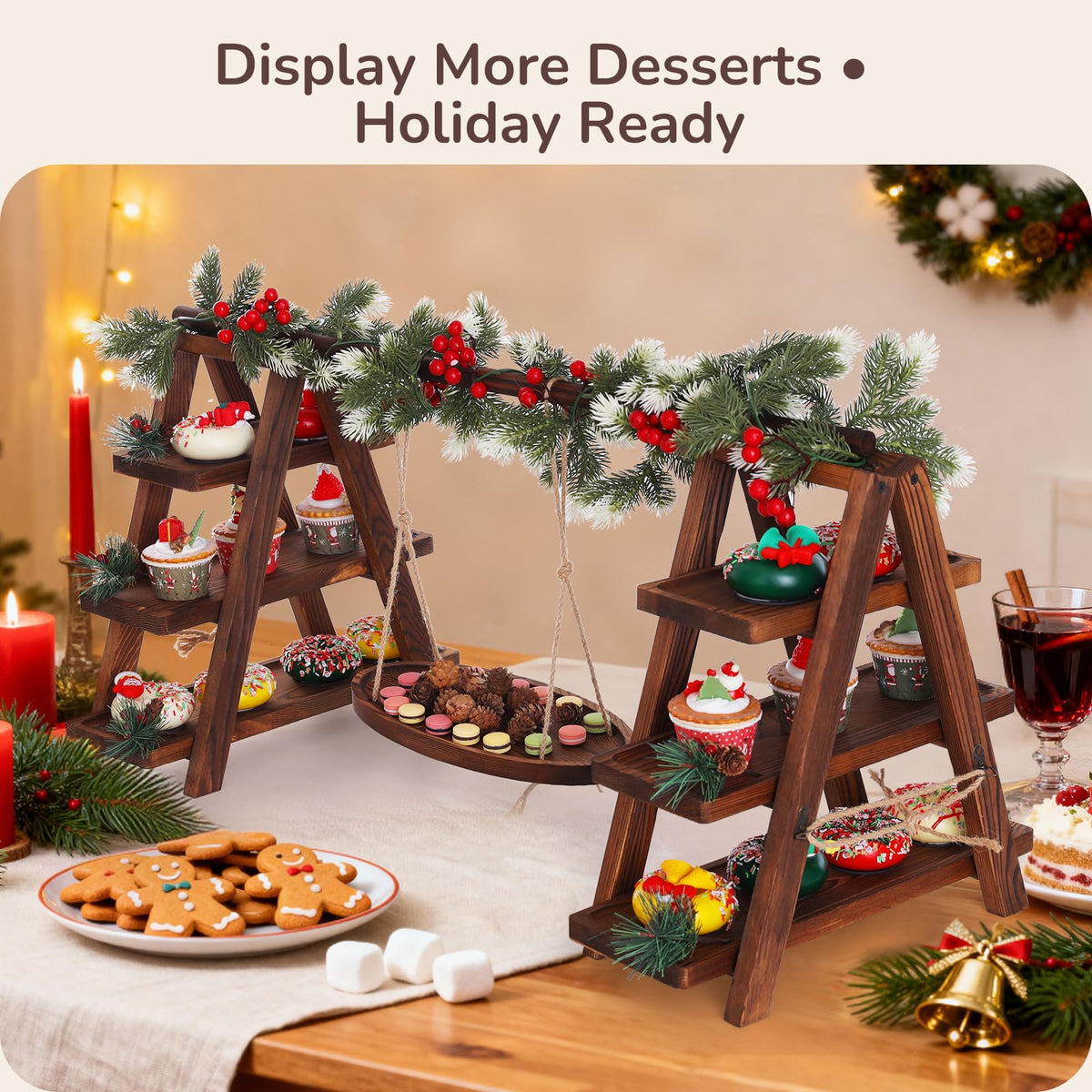 MORITECK torch-finished pine close-up showing natural grain and warm tones.