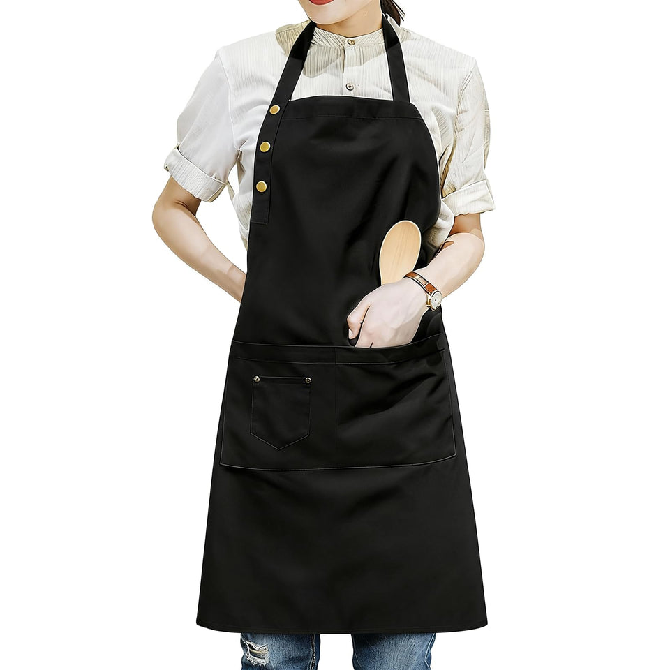 MORNITE Art Apron with waterproof coating protects clothes during painting sessions