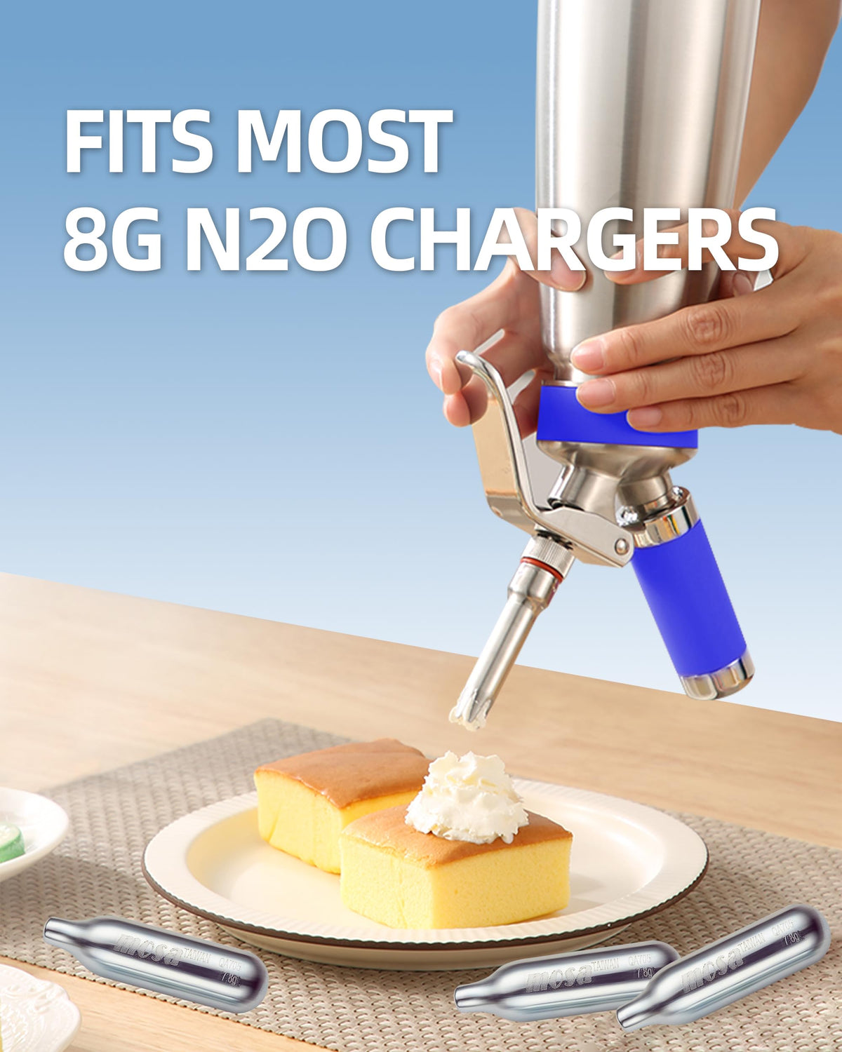 Dishwasher-safe design allows quick cleaning between tasks