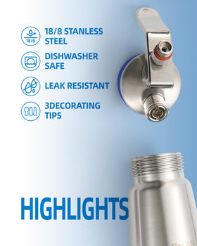 NSF-certified professional quality enhances food safety and reliable use