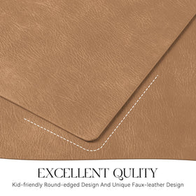 MOSAYT camel reversible placemat design offers versatile table styling.