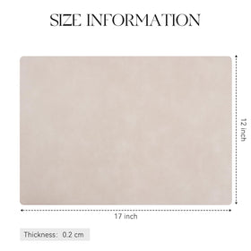 MOSAYT spill-resistant placemats protect table surfaces from stains