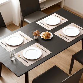 MOSAYT faux leather texture detail highlights durable, wipe-clean surface