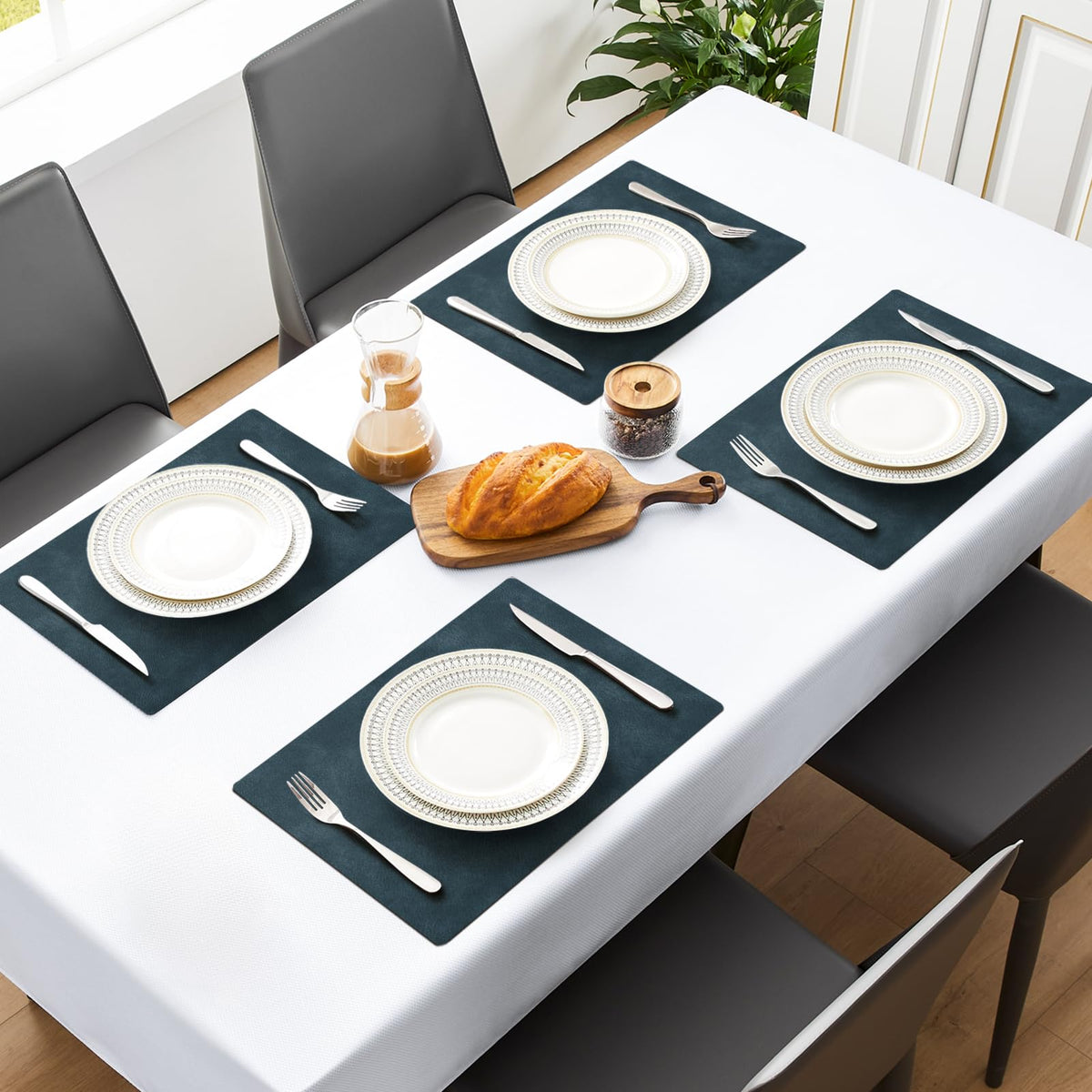 MOSAYT faux leather texture close-up shows durable wipeable surface.