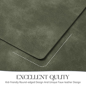MOSAYT placemats protect dining-table surfaces from scratches and spills.