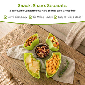 MosJos easy-to-clean material tray for quick post-meal cleanup