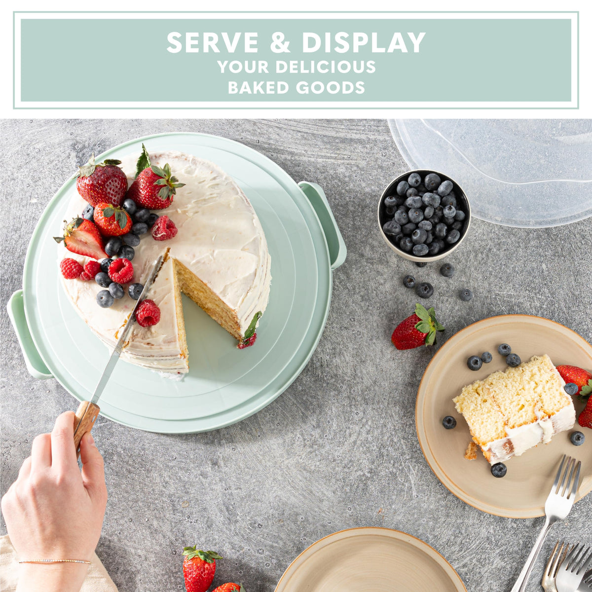 MosJos five-section tray serving arrangement for assorted treats.