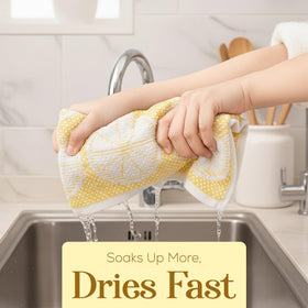 MosJos large kitchen towels resist fading after frequent laundering