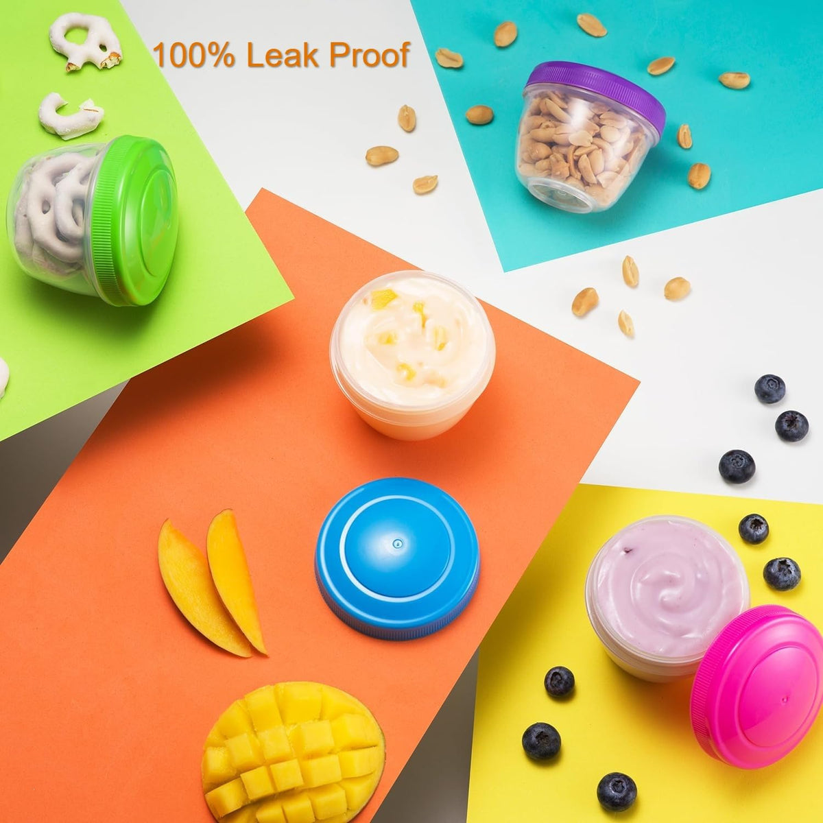 BPA-free MosJos cups offer safe food storage for grains and fruit