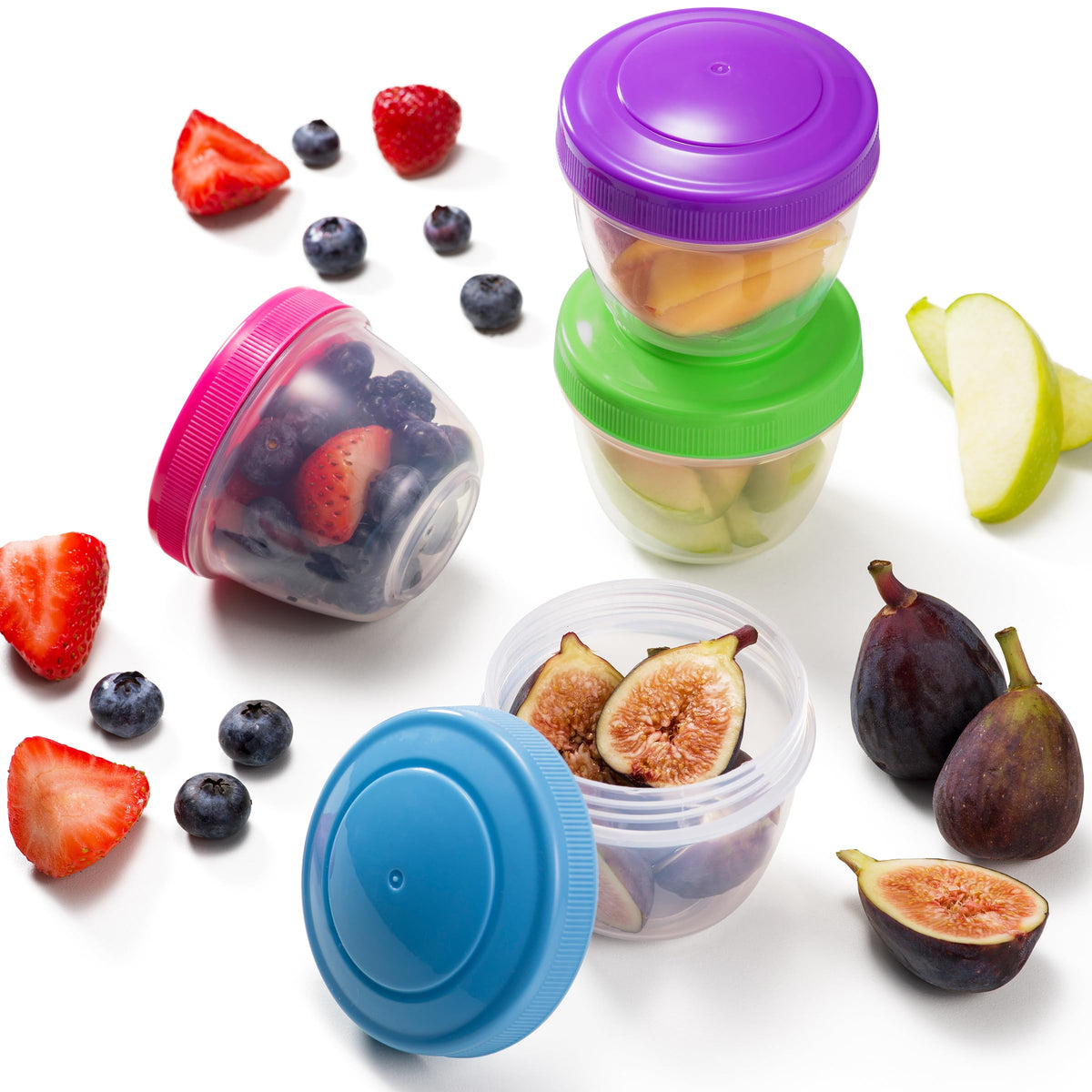 MosJos microwave-safe snack cups ready for quick reheating