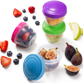 MosJos microwave-safe snack cups ready for quick reheating