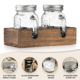 MosJos wide-opening screw lids enable easy refills with minimal mess.