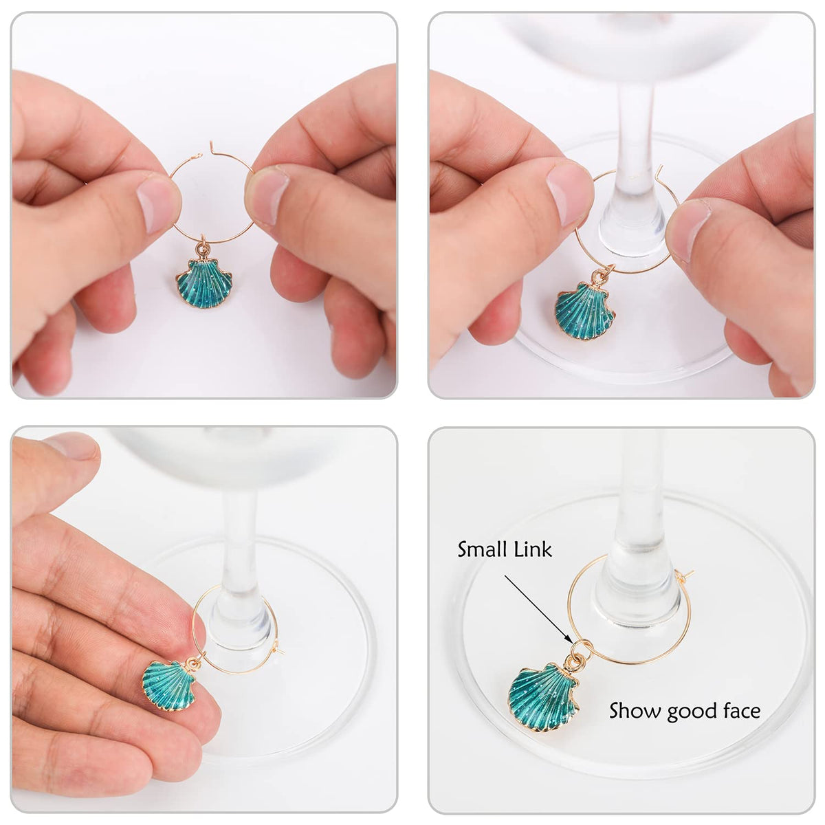 MOSNLEILA gold-plated enamel finish adds a festive, premium look