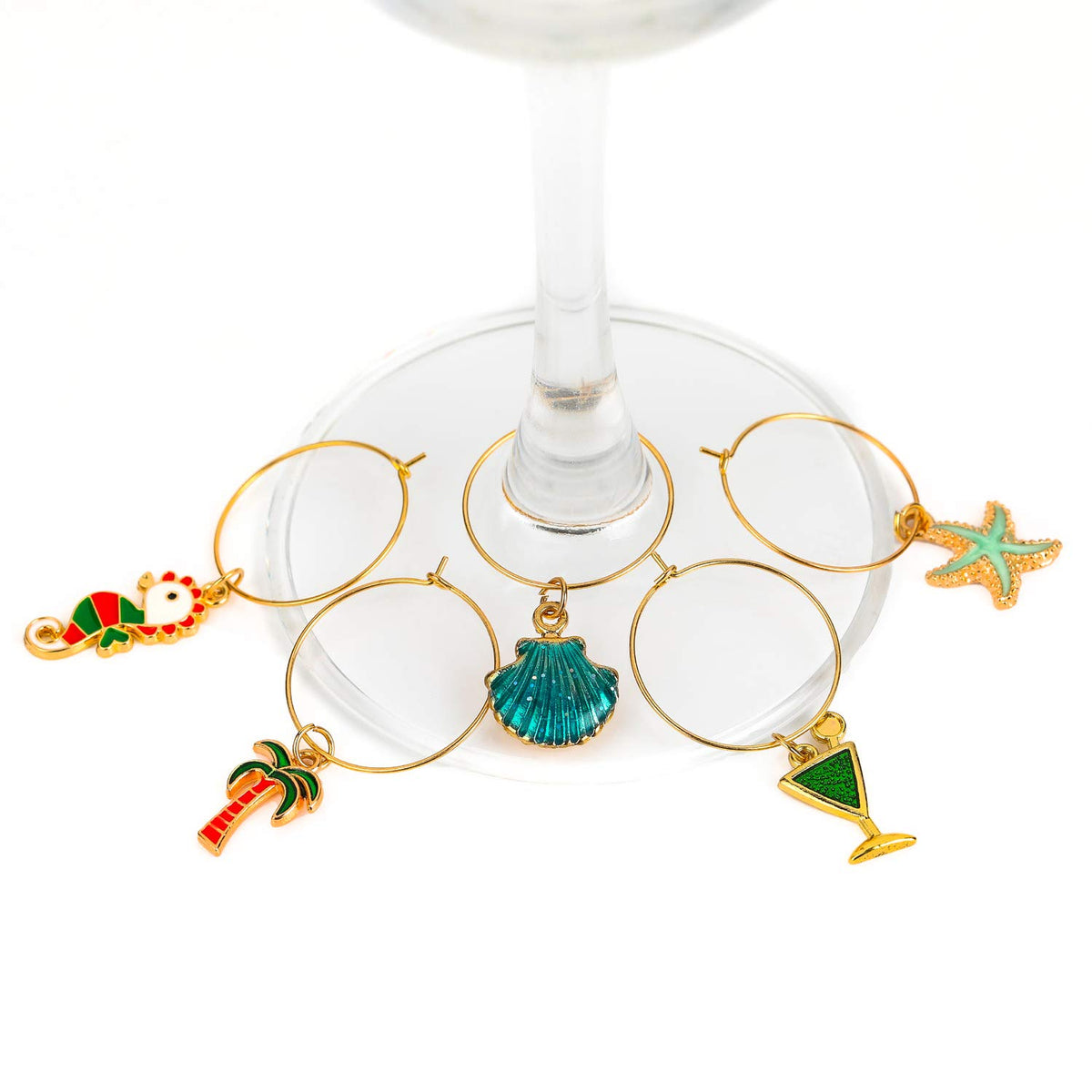 MOSNLEILA stem markers in colorful enamel for quick glass identification