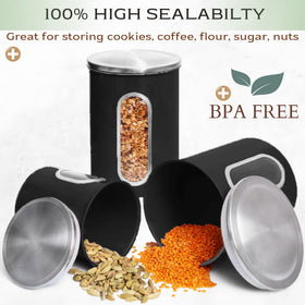 Moss & Stone medium canister keeps snacks organized and accessible.